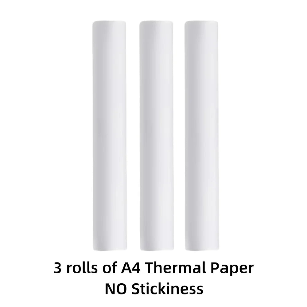 Portable Printers Wireless for Thermal Printer Bluetooth Inkless Printer Compatible with Phone and Laptop for Home Office,School
