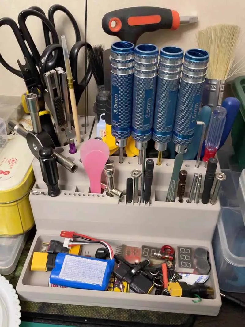 3D Printing Tool Organizer Desktop Tools Storage Multifunctional Garage Hardware Tools Organization Portable Tool Storages