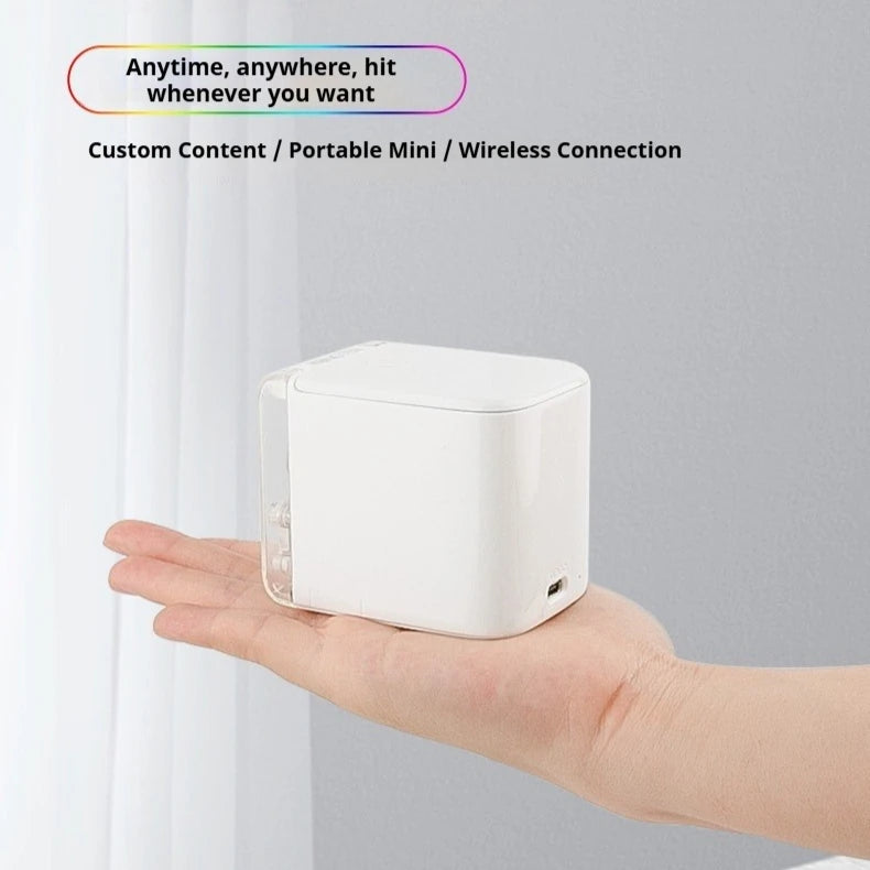 Portable Color Mobile Color Mini Inkjet Printer Android Wireless Wifi 2.4G Handheld Gift Card Logo Printer Inkjet Printer Tools