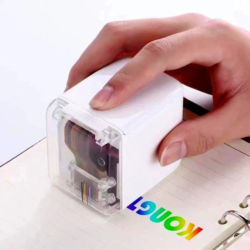 Portable Color Mobile Color Mini Inkjet Printer Android Wireless Wifi 2.4G Handheld Gift Card Logo Printer Inkjet Printer Tools
